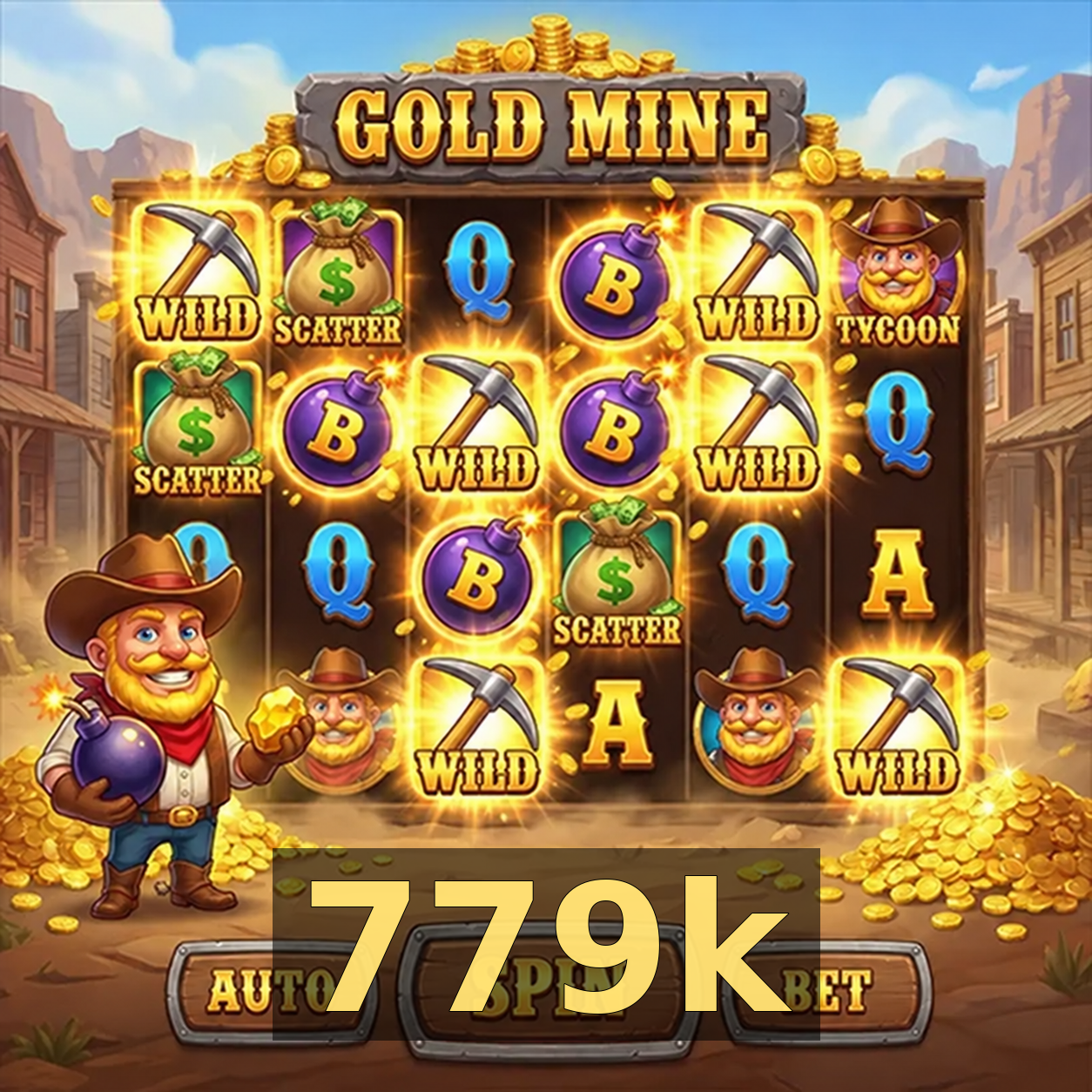 Slots Premium da PG Soft na 779k